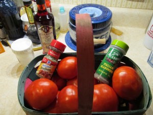 Great makings for supper. Tomatoes and Italian Spices work well together.