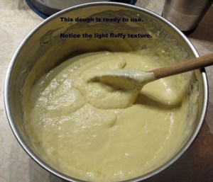 light and bubbly texture