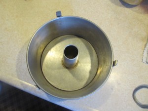 My Mother's Angel Food Cake pan two-piece angel food cake pan