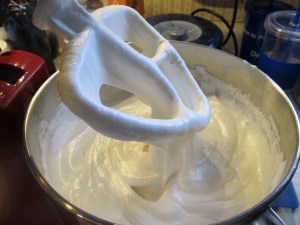 batter mixed and ready to pour