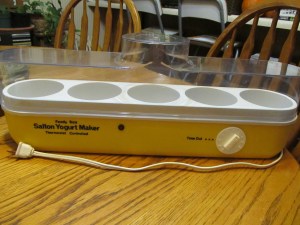 My vintage yogurt maker