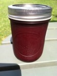 Seedless Blackberry Jam processed and ready to be eaten, stored, or shared with others.  Jam makes a great gift.