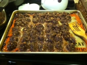 Big batches are great for freezing.